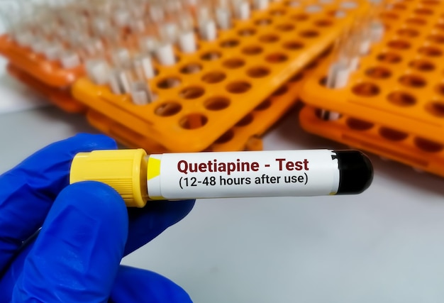 Quetiapin, ein Antipsychotikum, das zur Behandlung von Schizophrenie und bipolarer Störung indiziert ist