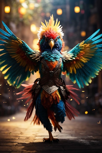 Quetzal-Vogel zum Monat des hispanischen Kulturerbes