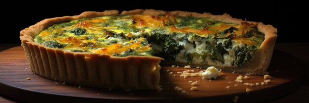 Foto quiche de espinacas