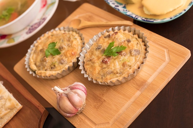 Quiche restaurante casero peruano comida gourmet