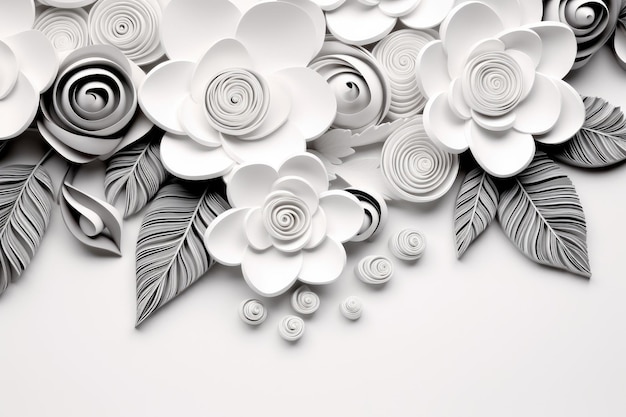 Quilling artesanato decoração festiva artesanal com círculos de papel cortado de papel feito à mão