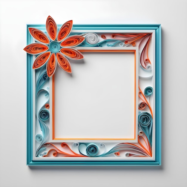 Quilling de quadros de imagens