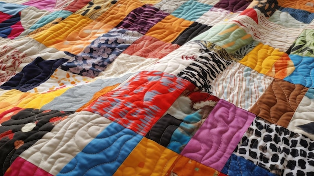 Quilting Patchwork Decke