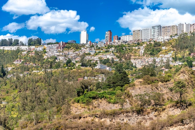 Quito Ecuador panorama de la ciudad capital