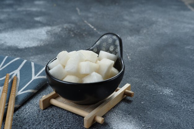 Rábano blanco en escabeche coreano-Chikin Mu