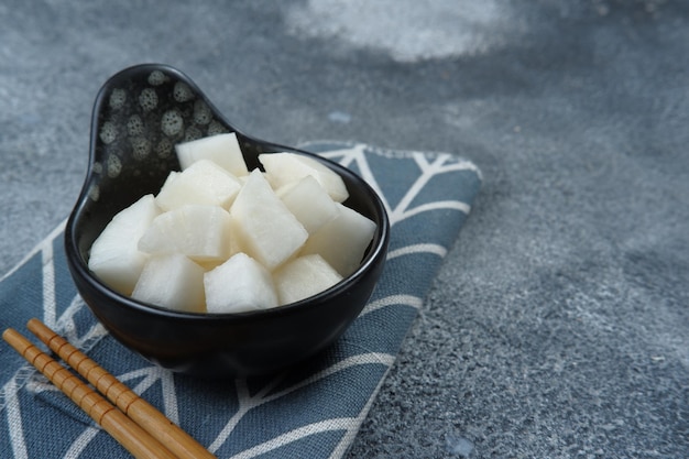 Rábano blanco en escabeche coreano-Chikin Mu