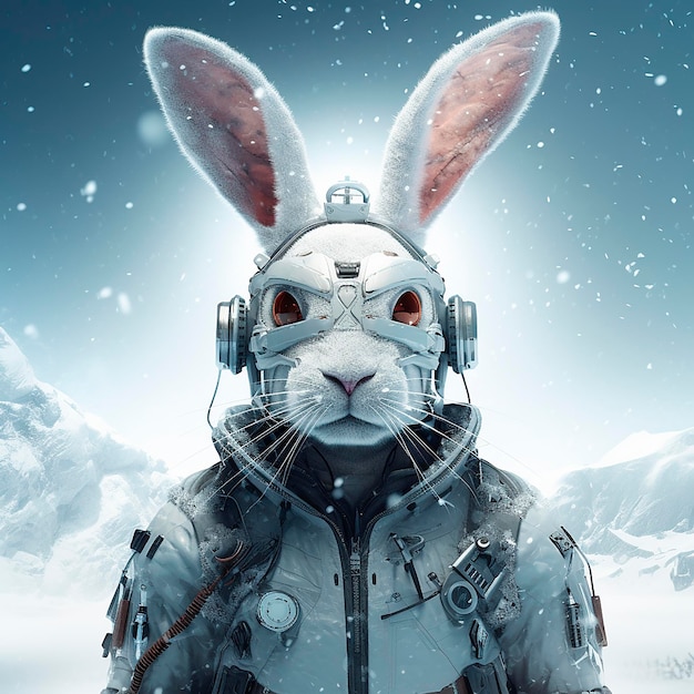 Foto rabit snow-technologie