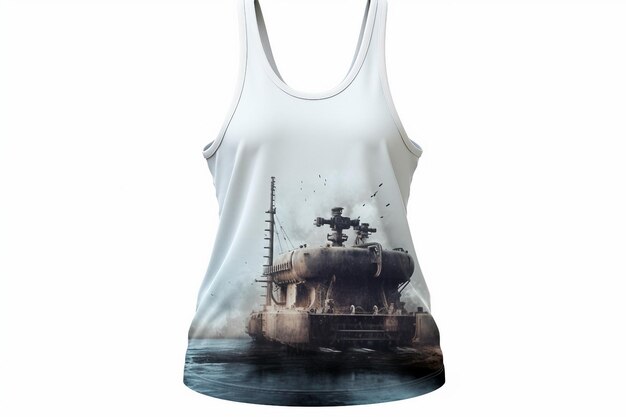 Racerback Tank Top Moda (em inglês)