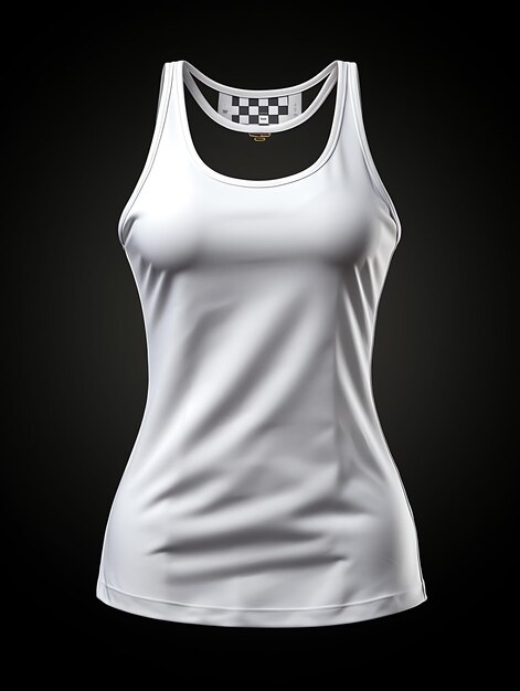 Racerback-Tanktop bei Race Track Checkered Flag Print Car Pa Clean Blank White Photoshoot Tee