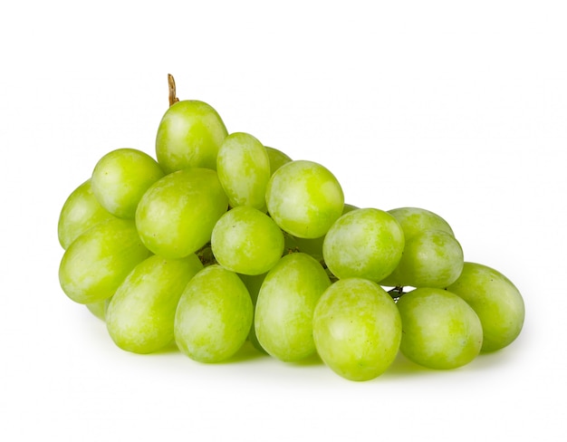 Racimo de uvas verdes maduras