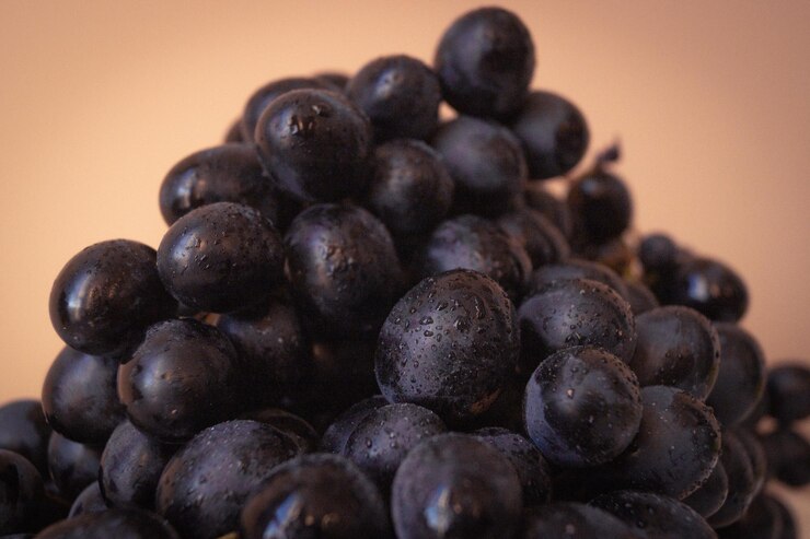 Foto un racimo de uvas