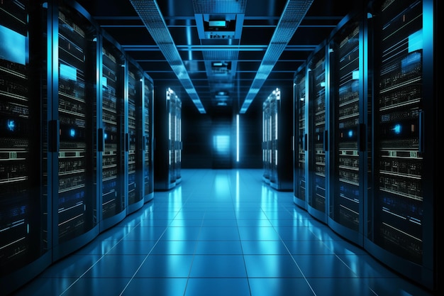 Racks de servidores de tecnología de centros de datos