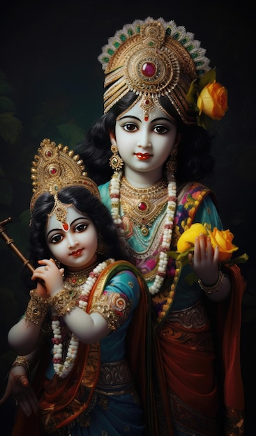 Foto radha krishna amor espiritual