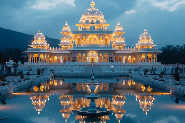 Radha Krishna Prem Mandir Vrindavan Mathura (Mantiro de Radha Krishna) es uno de los templos más antiguos de la India.