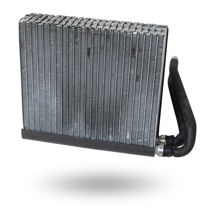 Radiador de aluminio para calefacción interior de automóviles para calentar el aire en el automóvil