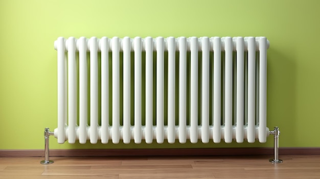 Foto radiador de calefacción en un espacio interior creado con tecnología de ia generativa