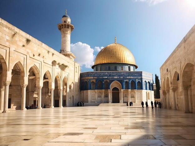 Radiância do Amor na Mesquita Al-Aqsa