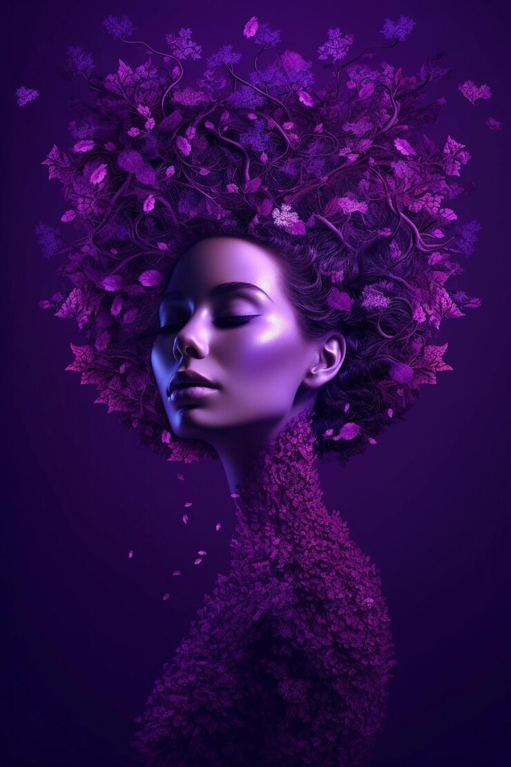 Foto radiância floral a elegância de uma mulher em meio a flores