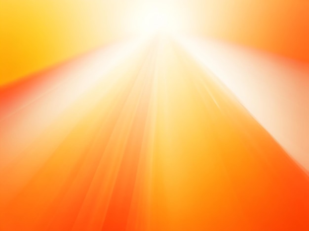 Radiancia suave Abstracto Rayo de luz Fondo en naranja suave
