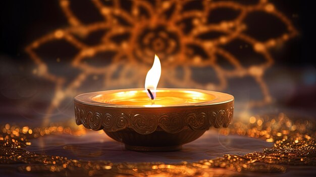 Radiant Diwali delicia o festival de luzes e tradições no estilo de celebração de Idian Diwali