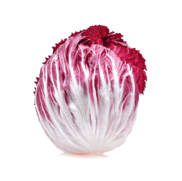 Radicchio, roter Salat isoliert