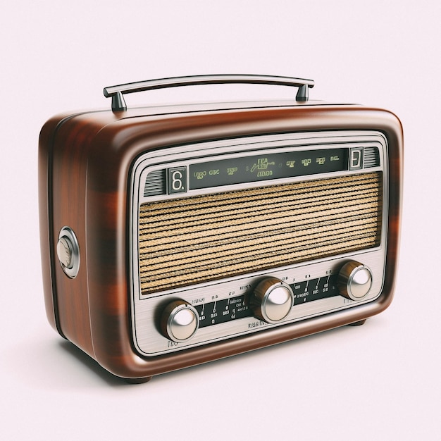 Foto una radio antigua