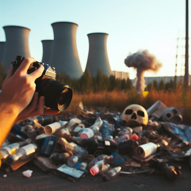 Radioaktiver Hintergrund  ⁇ Save Planet ⁇  Umweltprobleme Hintergrundbild