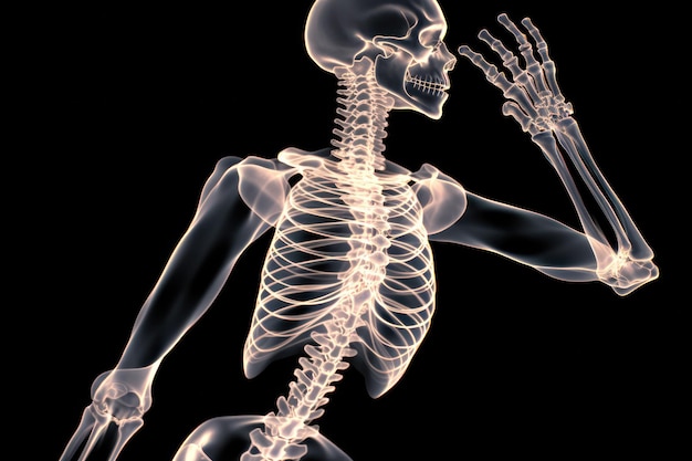 La radiografía de Skeletal Insight revela la intrincada estructura del esqueleto humano