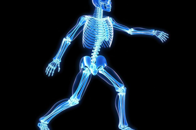 La radiografía de Skeletal Insight revela la intrincada estructura del esqueleto humano