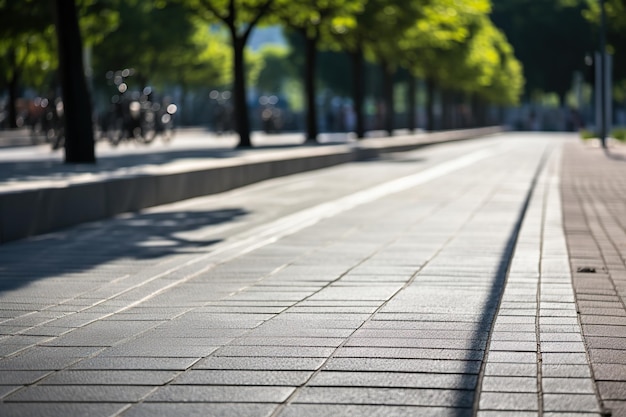 Foto radweg in der stadt