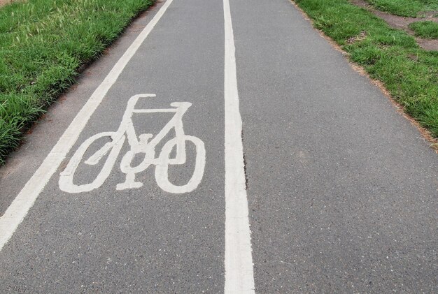 Foto radweg-schild