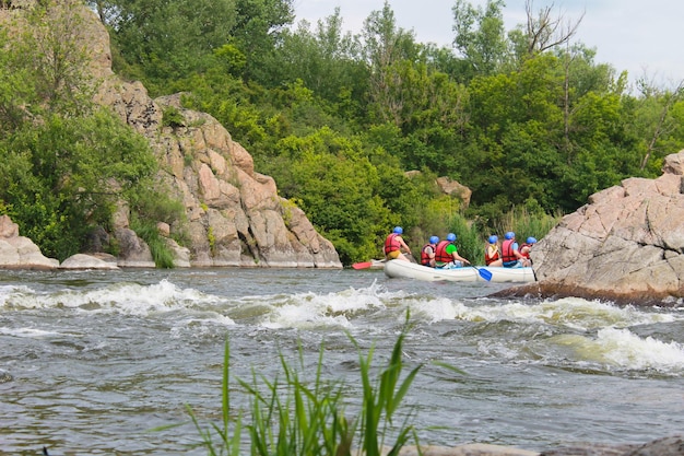 Rafting en el río Bug del Sur