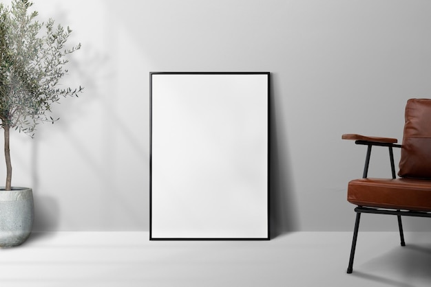 Rahmen png-Mockup durchsichtige Innendekoration