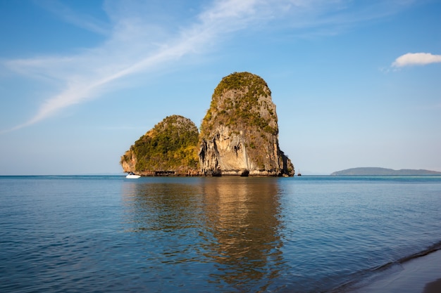 Railay Strand in Krabi Thailand. Exotische Aussicht.