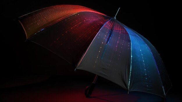 Rain On Rainbow UmbrellaGenerative AI