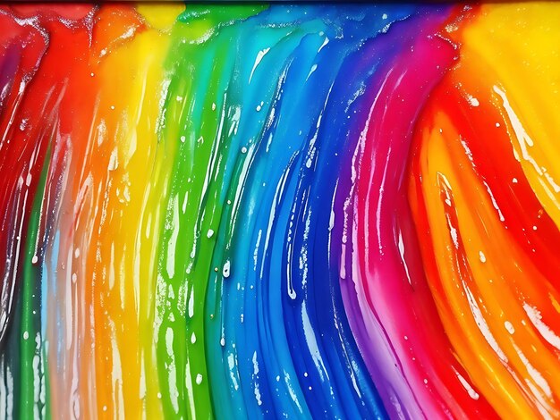 Rainbow_background_with_wax_melted_crayon_art ai gerar