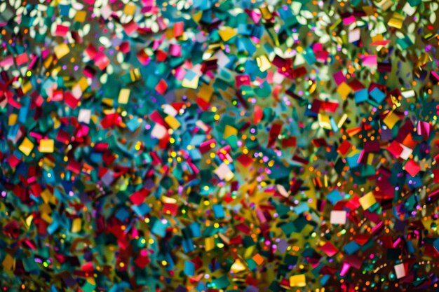 Rainbow Radiance Confetti Hintergrundfoto