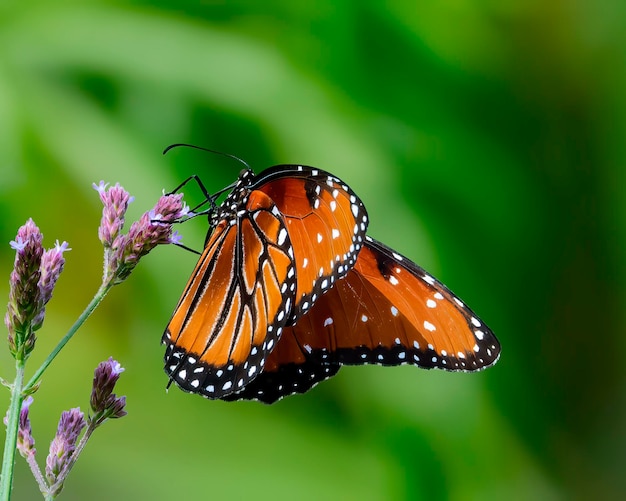 Foto rainha butterfly do rio altamaha nas ilhas douradas