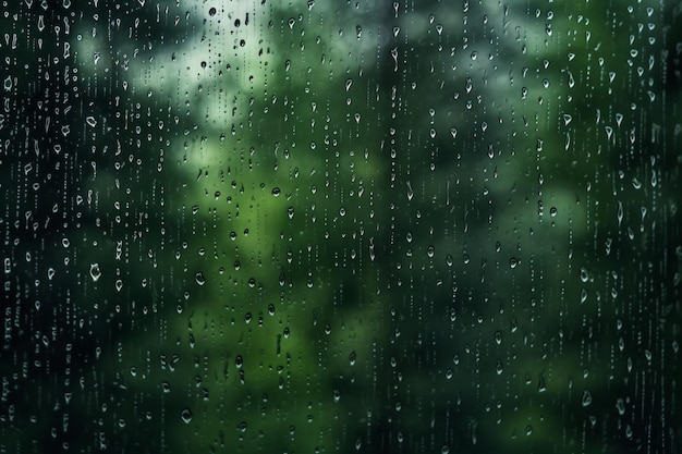 Rainy Glass Texture Ai generativ