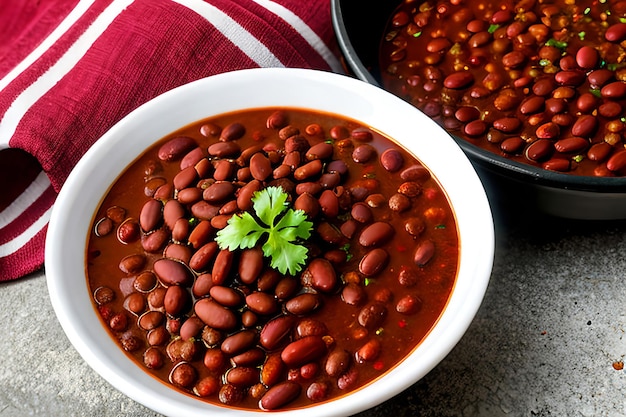 Rajma daal comida indiana