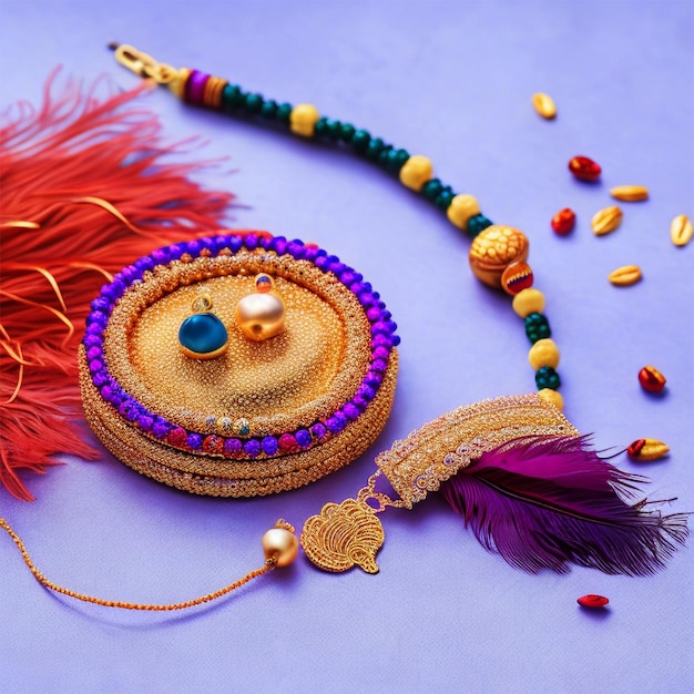 Raksha Bandhan mit einem eleganten Rakhi