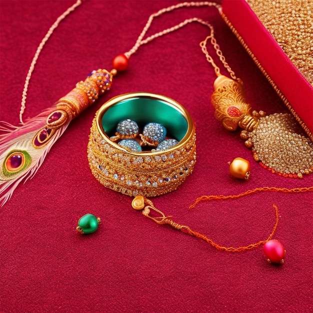 Raksha Bandhan mit einem eleganten Rakhi