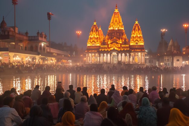 Ram Mandir em Ayodhya arquitetura moderna