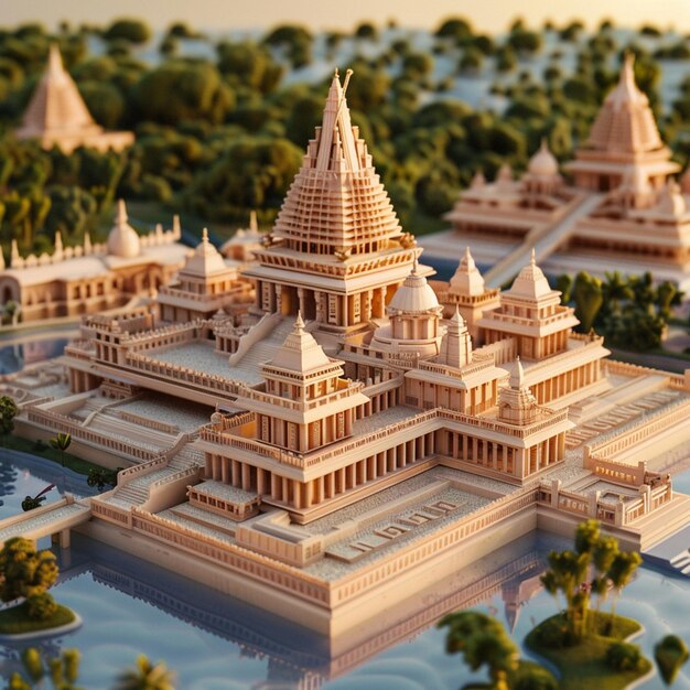 Ram Mandir Tempel Design in Ayodhya