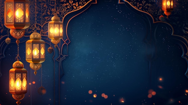 Foto ramadan dekoration hintergrund wunderschöner heiliger monat eid mubarak hintergrund