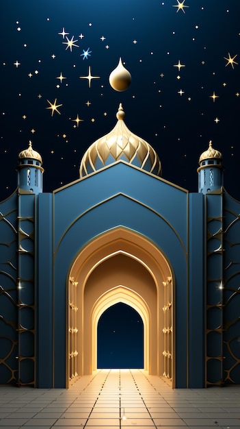 Foto ramadan-design-banner-hintergrundrahmen-bild