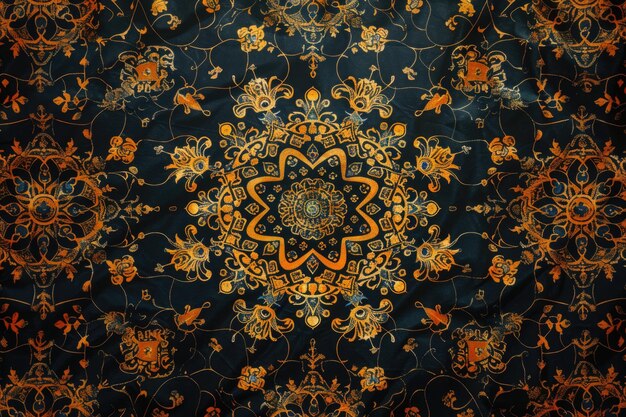 Ramadán diseño de ornamento digital textura de fondo