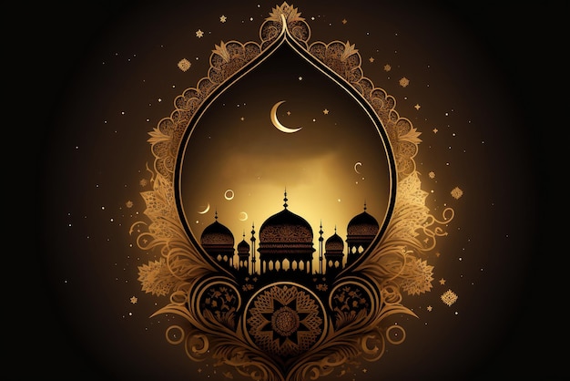 Ramadán Eid Mubarak fondo de pantalla