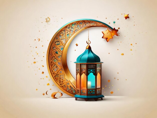 Foto ramadan eid mubarak fundo islâmico gerado pela ia