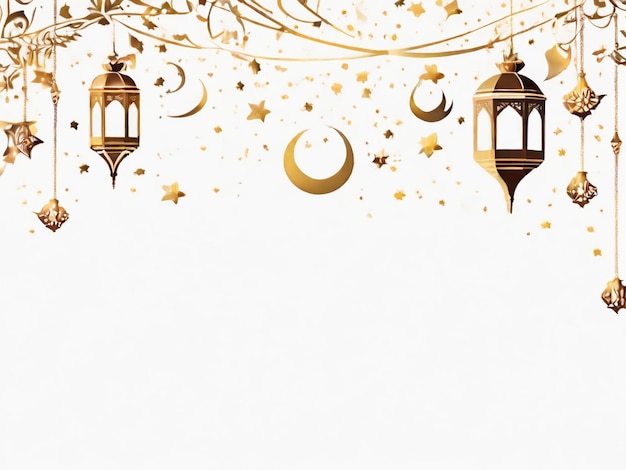 Foto ramadan eid mubarak islamischer hintergrund, erzeugt von ki